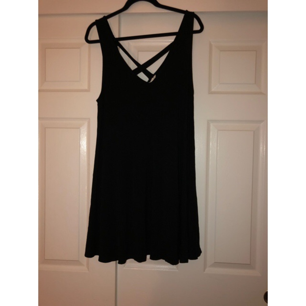 black sun dress
